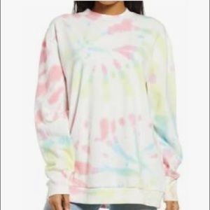 AFRM Diana Colourful Tie Dye Sweatshirt